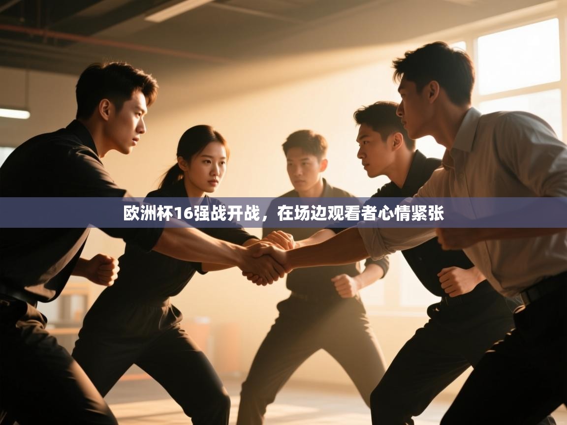 欧洲杯16强战开战，在场边观看者心情紧张  第1张